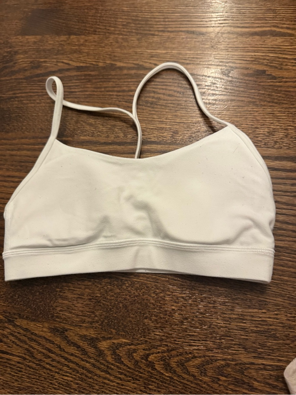 lululemon athletica White Strappy Sports Bra